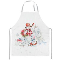 Delantal de cocina - Sporty snowmen