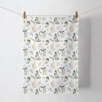 Küchen-Handtuch - Forest gnomes white