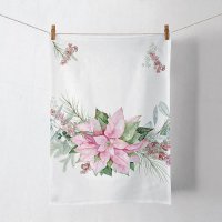 Küchen-Handtuch - Pink poinsettia
