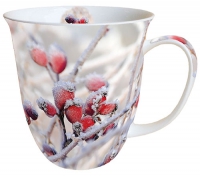 Porcelain Cup -  Frozen Rosehips