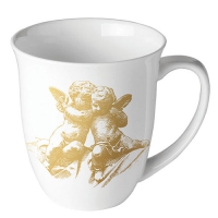 Porcelain Cup -  Classic angels gold