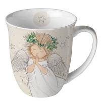 Porzellan-Tasse -  Praying angel
