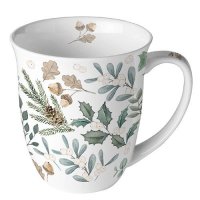 Kubek porcelanowy 0,4 litra -  Collection of leaves