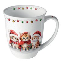 Taza de porcelana de 0,4 litros -  Funny cute kittens