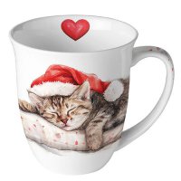 Porzellan-Becher 0,4 L -  Dreaming about X-Mas