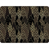 manteles individuales -   Luxury Trees Black
