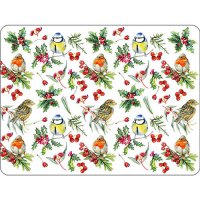 Manteles individuales -  Birds in winter