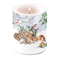 Dekorkerze - Candle big Winter treat