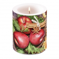 decorative candle - Winter Apples