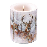 Dekorkerze - Candle big Wilderness stag