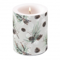vela decorativa - Pine Cone All Over