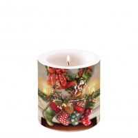 Świeca dekoracyjna mała - Candle small Hanging stockings
