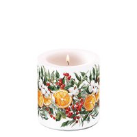 Świeca dekoracyjna mała - Winter oranges