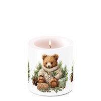 Decorative candle small - Cuddle bear