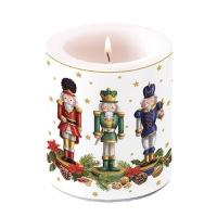 Decorative candle medium - Candle medium Bearded nutcracker