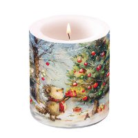 Decoratieve kaars medium - Present for hedgehog
