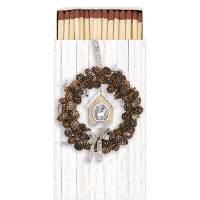 Matches - Matches Pine cone wreath