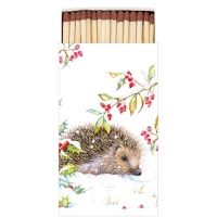 Streichhoelzer - Matches Hedgehog in winter