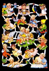 Glanzbilder - Kinder im Urlaub