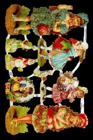 immagini lucide - Kinder mit antiken Kleidern Motiv 2