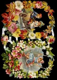 immagini lucide - Blumenkörbe mit Kindern