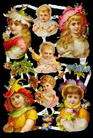 glossy pictures - Kinderköpfe