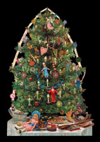 Imágenes brillantes con mica plateada - Weihnachtsbaum