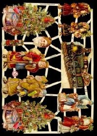 immagini lucide - 6 Weihnachtsmänner,2 Weihnachtsbäume
