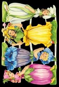 glossy pictures - 4 Blumenmädchen