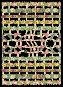 immagini lucide - Blumenborten Motiv 2