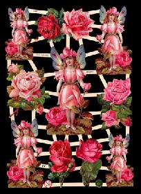 imágenes brillantes - Elfen in Rosen