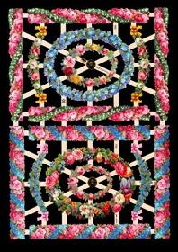 imágenes brillantes - Blumenborten Motiv 1