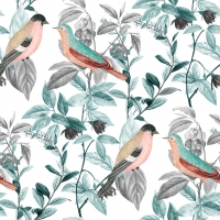 Serviettes 33x33 cm - Birds in Love