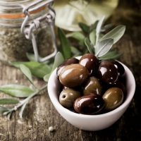 餐巾33x33厘米 - Olives and Herbs