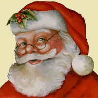 Салфетки 33x33 см - Father Christmas