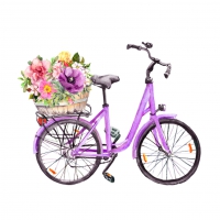 餐巾33x33厘米 - Ride with wild flowers