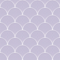 Serviettes 33x33 cm - Lilac art deco waves