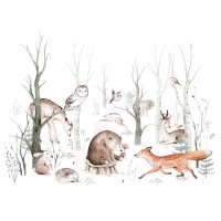 Napkins 33x33 cm - Forest fairytale