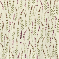 Serviettes 33x33 cm herbe-cellulose - Lavender