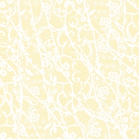 Serviettes 33x33 cm - Vanille lace pattern