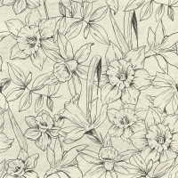 Serviettes 33x33 cm herbe-cellulose - modern daffodils