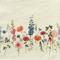 Serwetki 33x33 cm z celulozy trawiastej - natural flowers