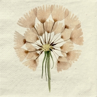 Napkins 33x33 cm grass pulp - modern dandelion