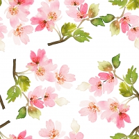 Napkins 33x33 cm - spring blossoms