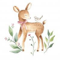 餐巾24x24厘米 - baby deer