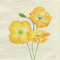 Napkins 33x33 cm - yellow beauties