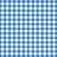 Napkins 25x25 cm - Karo blue