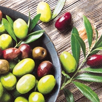 Napkins 25x25 cm - Pure Olives
