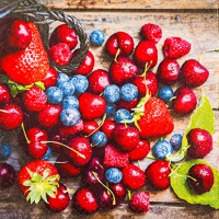 Serviettes 25x25 cm - Tasty Berries