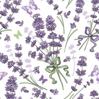 Napkins 25x25 cm - Lovely Lavender